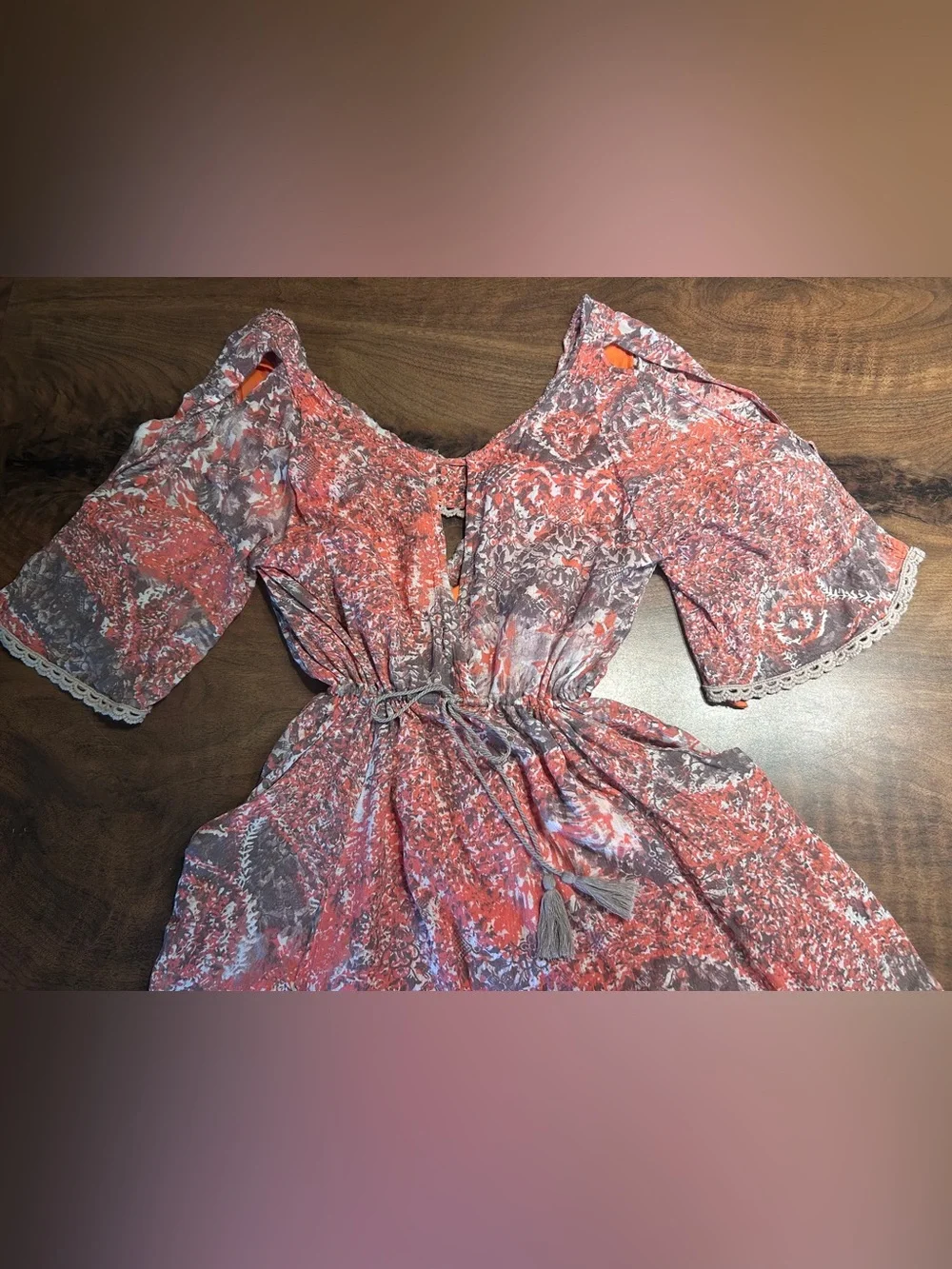 Free People Love Birds Mini Dress